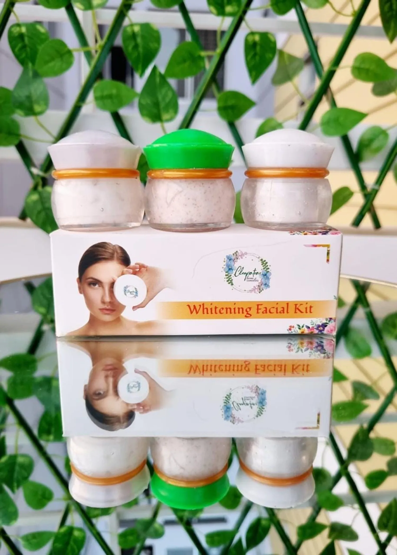 Cleopatra whitening facial kit.